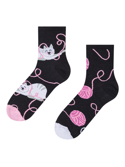 Crew Socks Cat & Ball