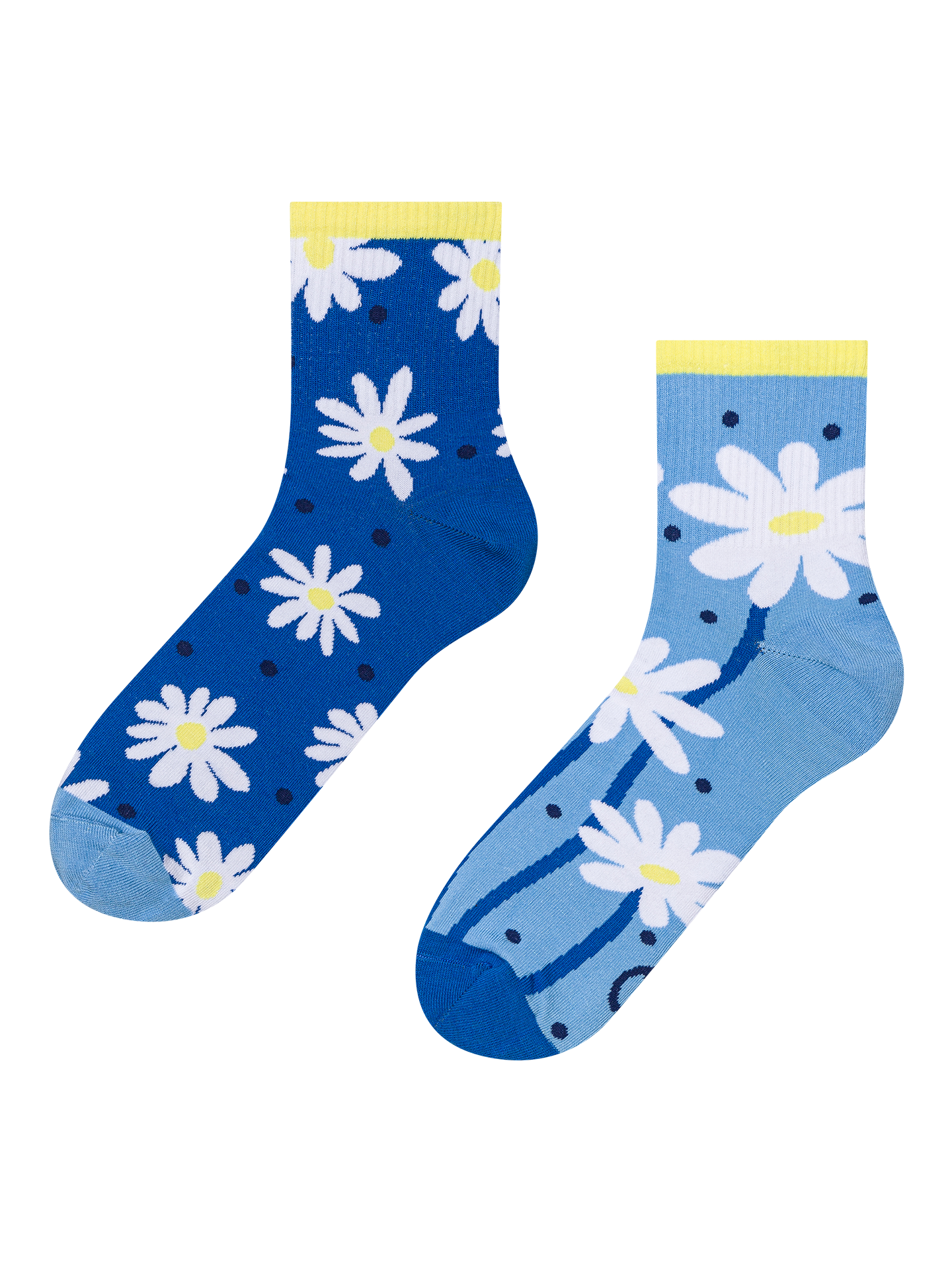 Crew Socks Daisies & Dots