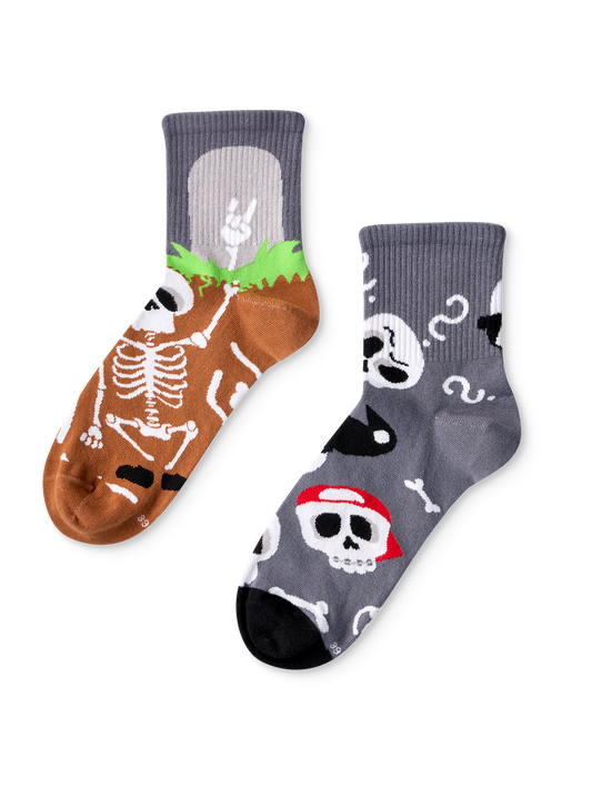 Crew Socks Funny Skeletons