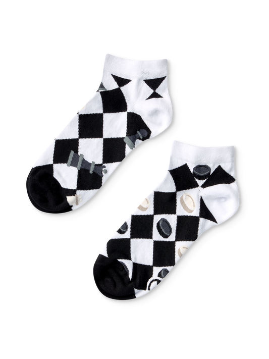 Ankle Socks Chess & Checkers