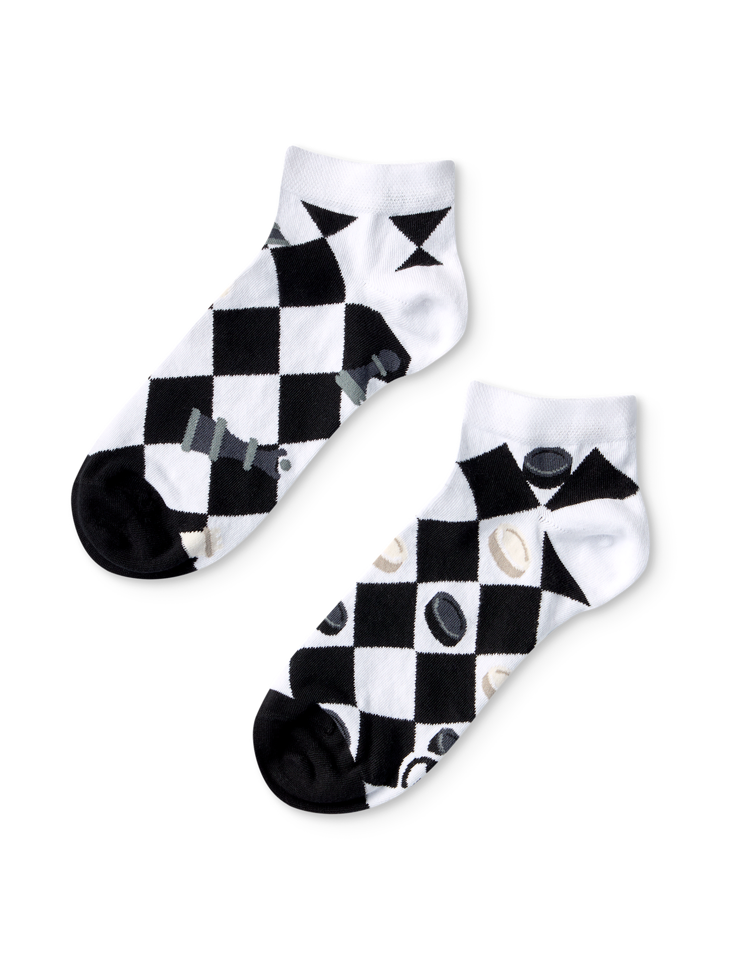 Ankle Socks Chess & Checkers