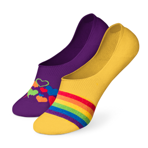 No Show Socks Multicolor Love