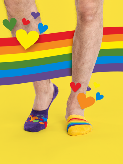 No Show Socks Multicolor Love