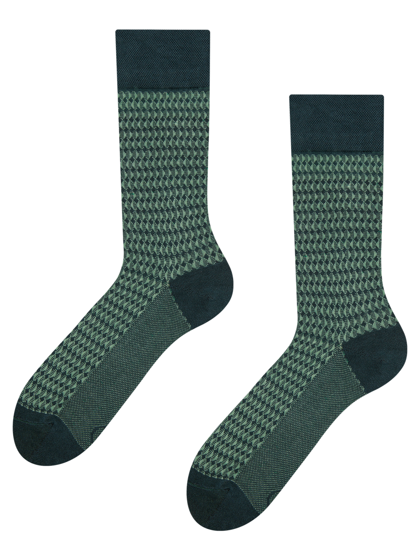 Pastel Green Pattern Socks