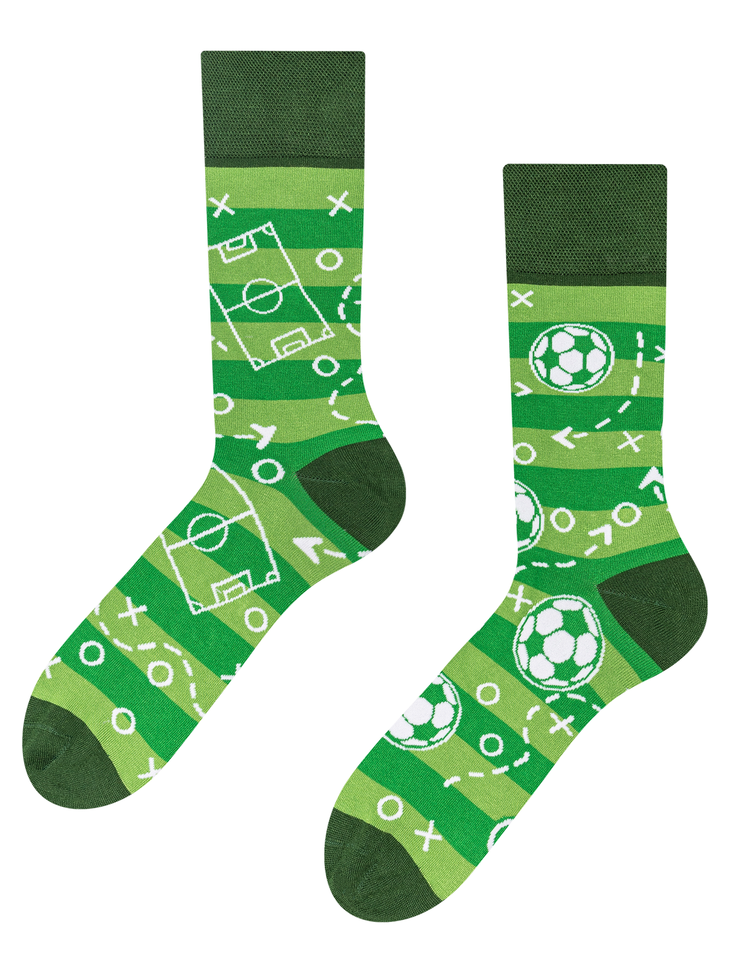 Bamboo Regular Socks Football Pitch