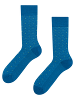 Blue & Lime Pattern Socks