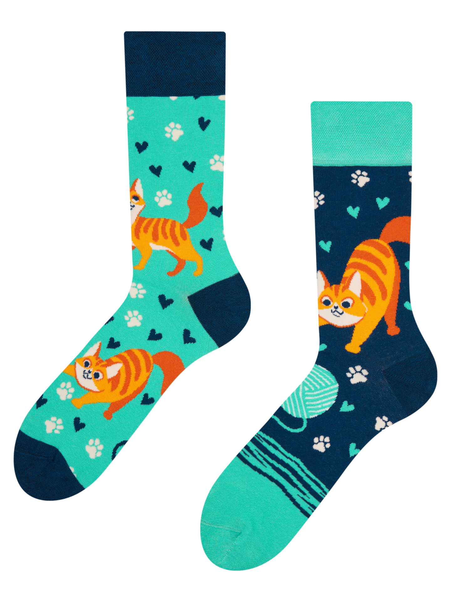 Regular Socks Happy Cat