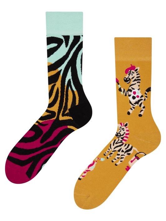 Regular Socks Zebra Artist