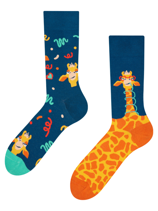 Regular Socks Funny Giraffe