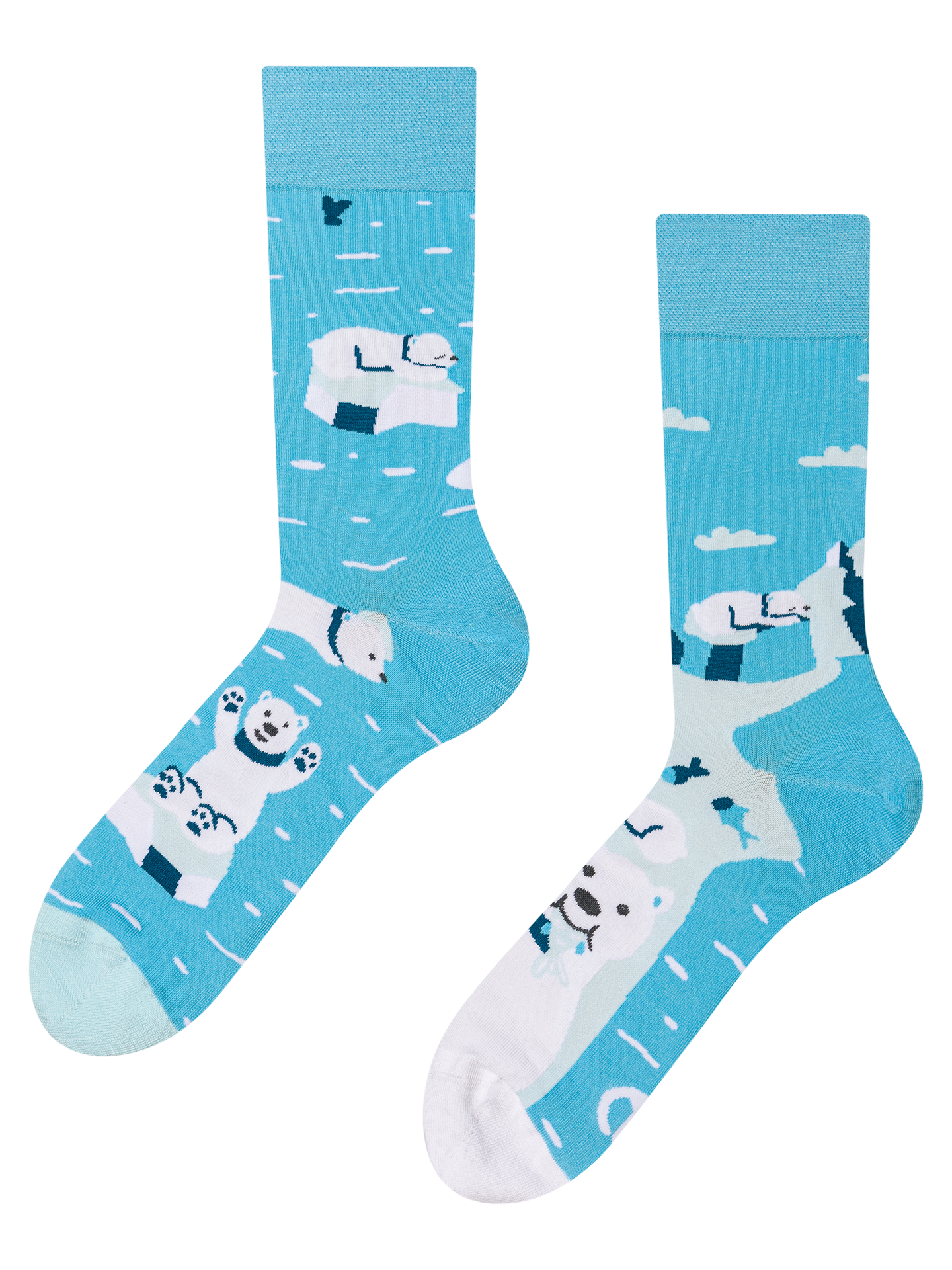 Regular Socks Fishing Polar Bear