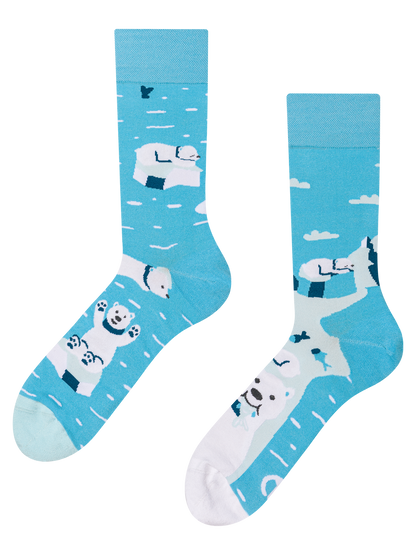 Regular Socks Fishing Polar Bear