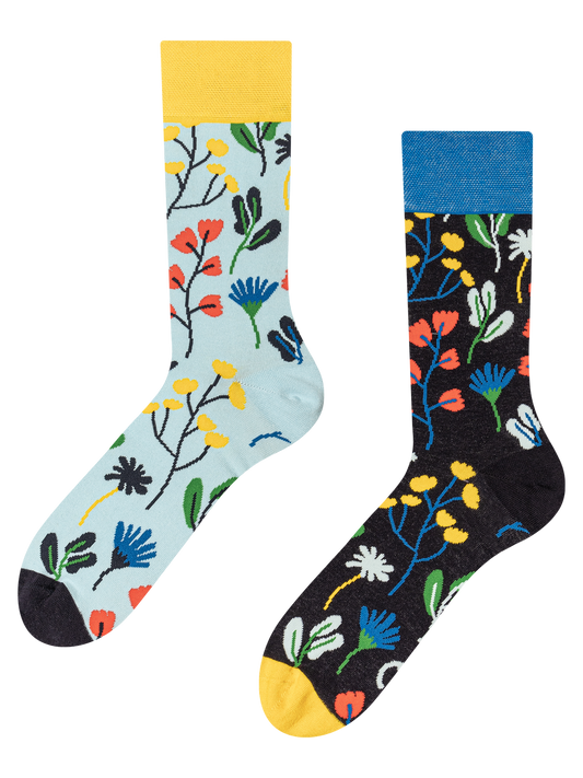 Regular Socks Aquarelle Flowers