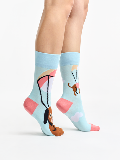 Regular Socks Flying Cats & Dogs