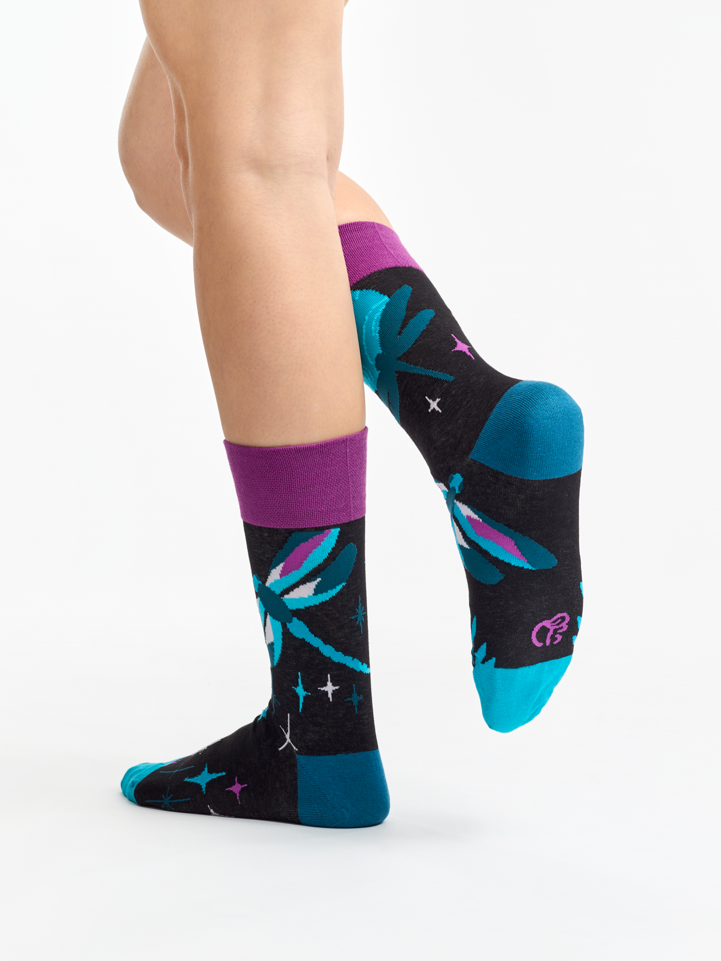 Regular Socks Dragonflies at Night