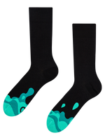 Regular Socks Turquoise Drops