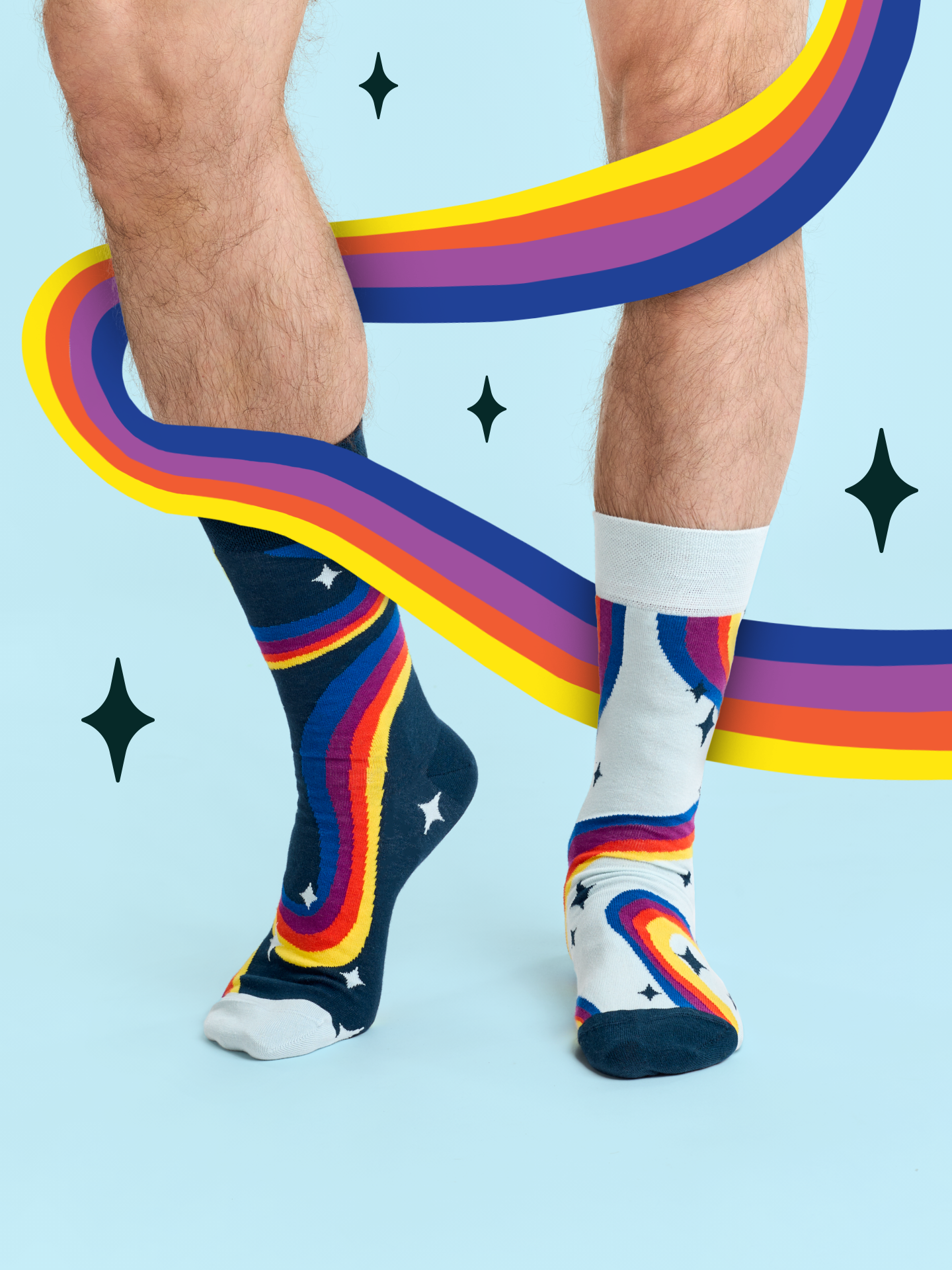 Regular Socks Magical Rainbow