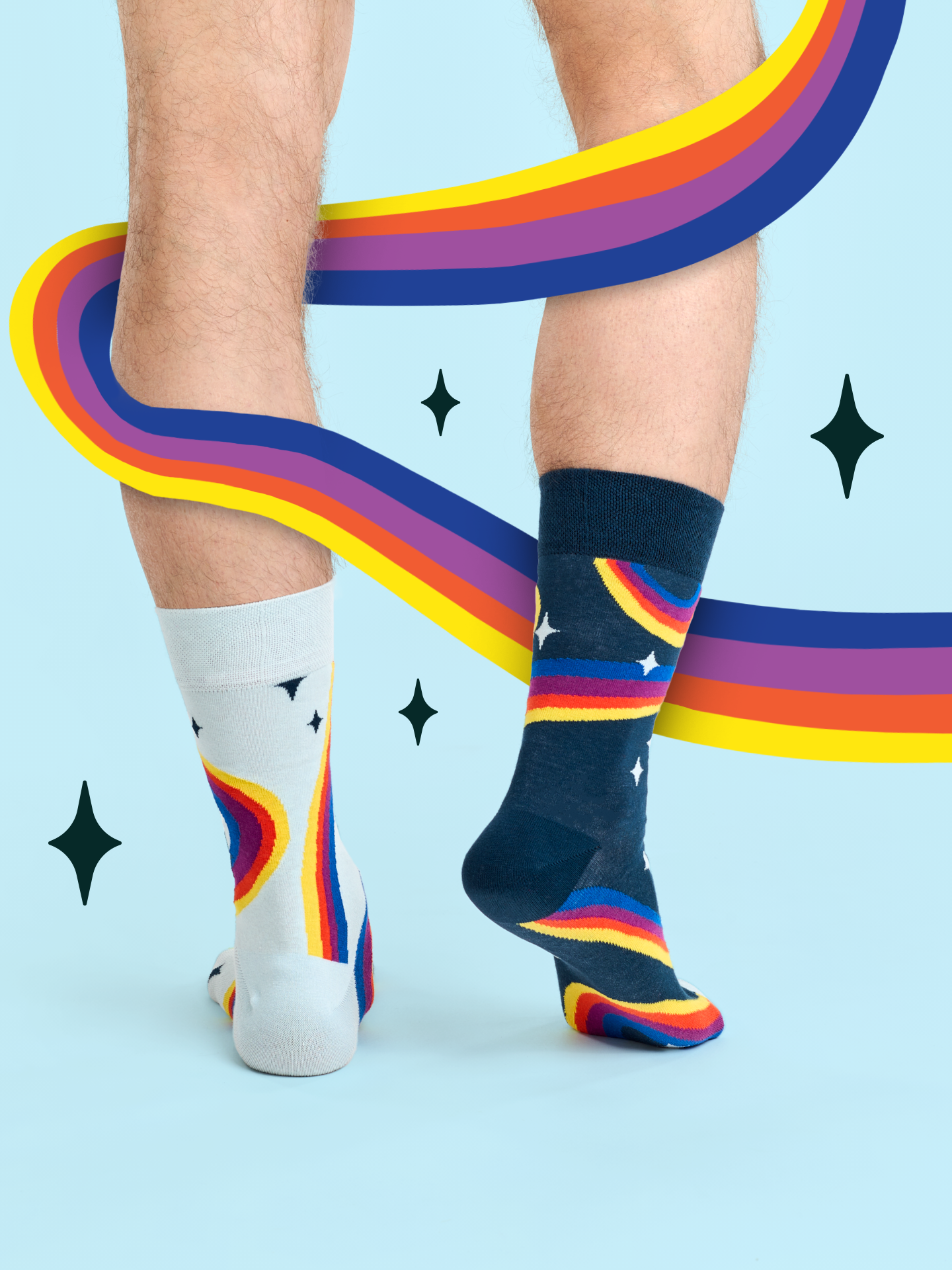 Regular Socks Magical Rainbow