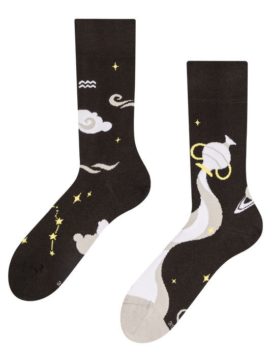 Regular Socks Zodiac Aquarius