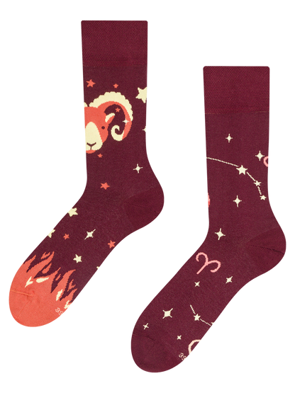 Regular Socks Zodiac Aries