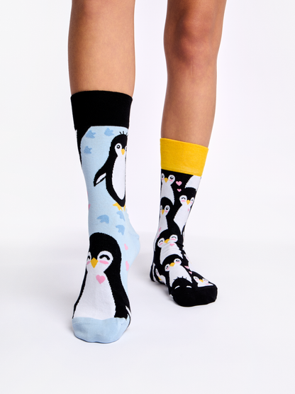 Regular Socks Winter Penguin