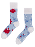 Regular Socks Christmas Roses & Snow