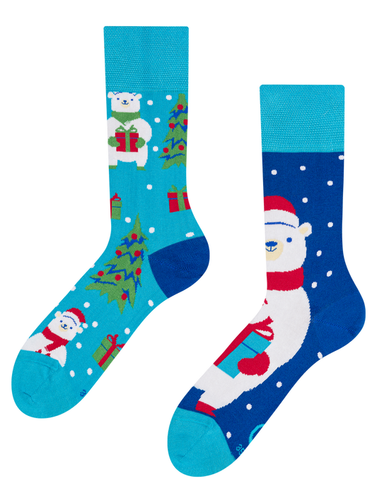 Regular Socks Christmas Bear