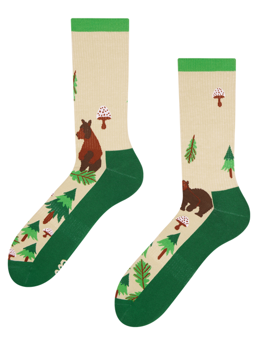 Sports Socks Forest Bear