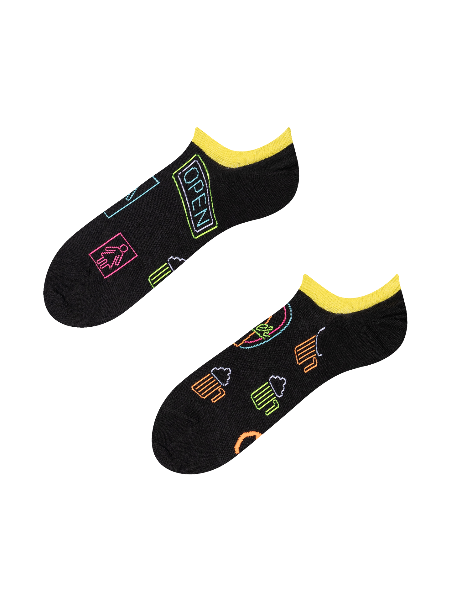 Sneaker Socks Neon Beer