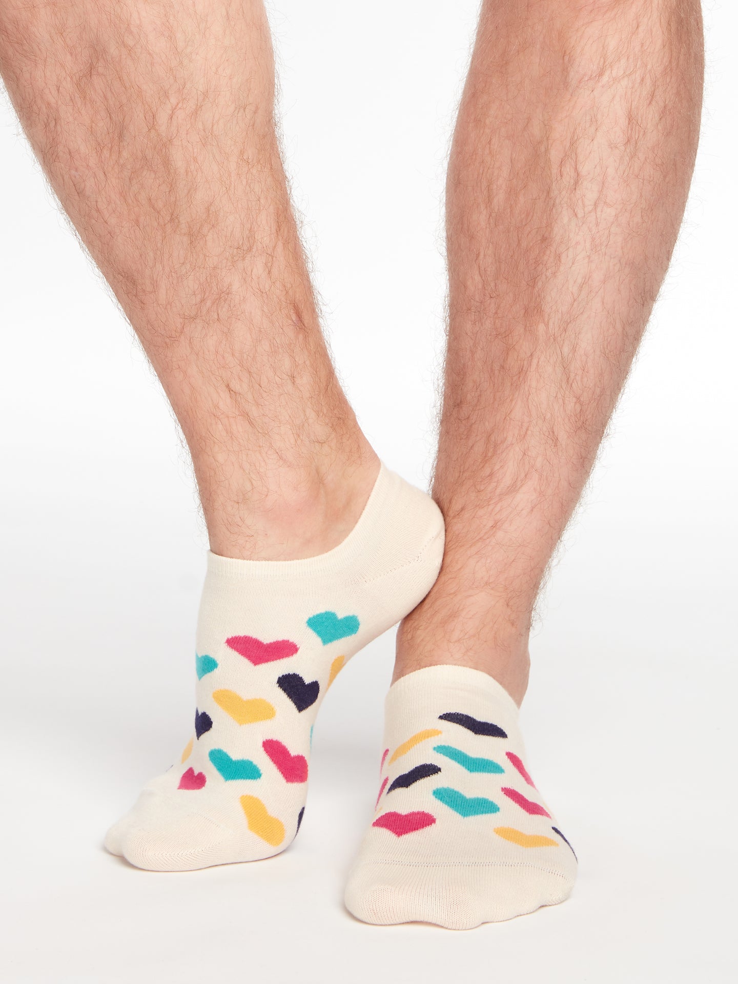 Sneaker Socks Colorful Hearts