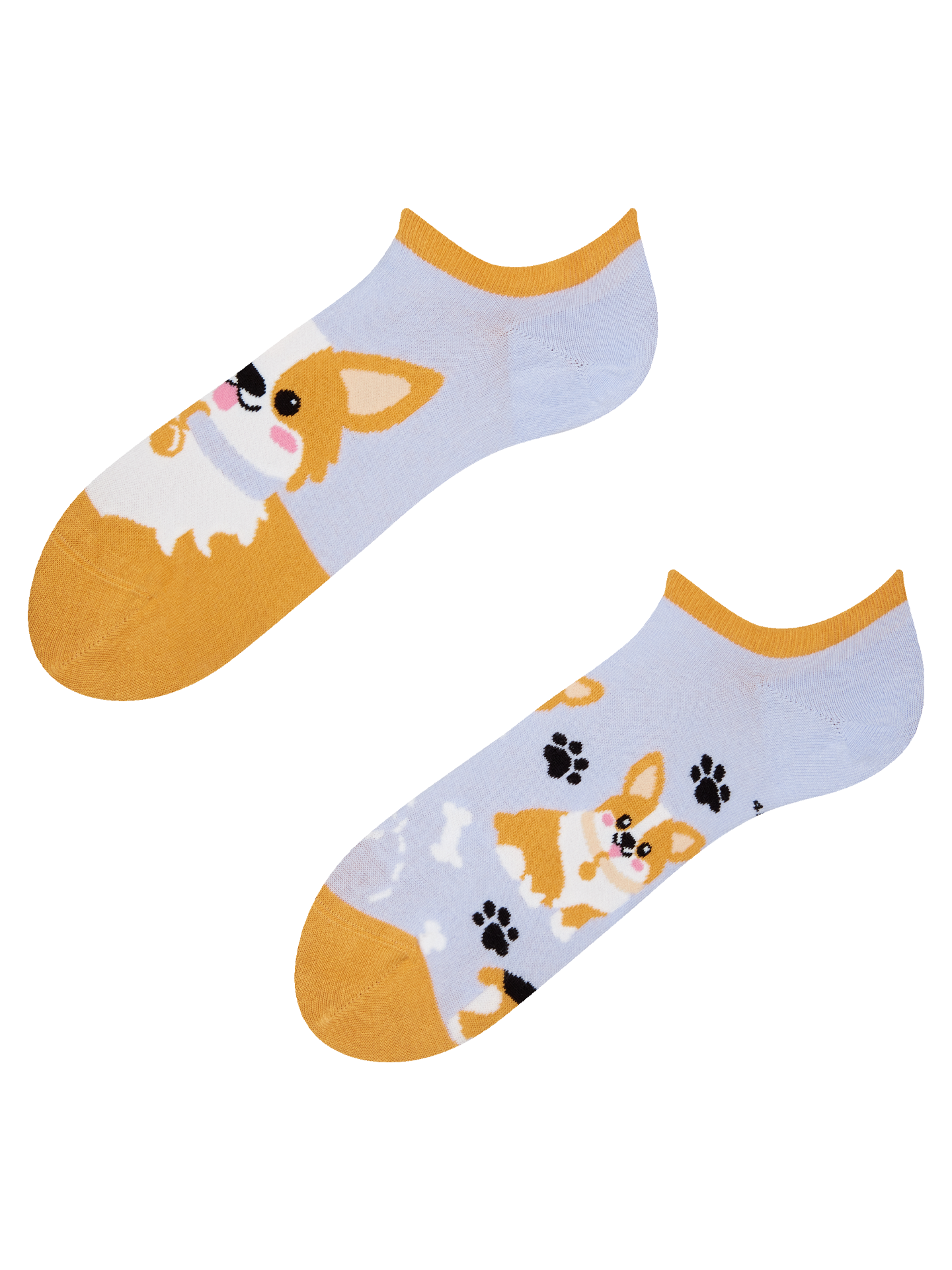 Sneaker Socks Corgi Dog