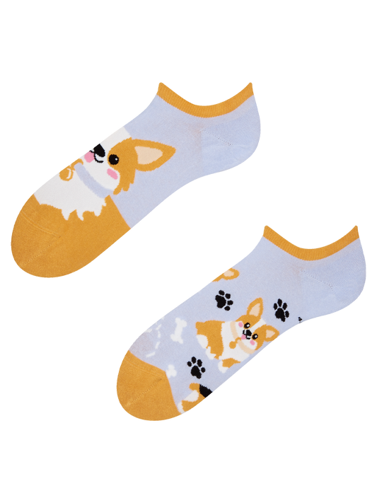 Sneaker Socks Corgi Dog