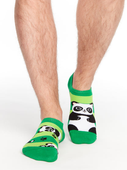 Sneaker Socks Panda & Stripes