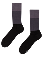 Warm Socks Black Tri-color