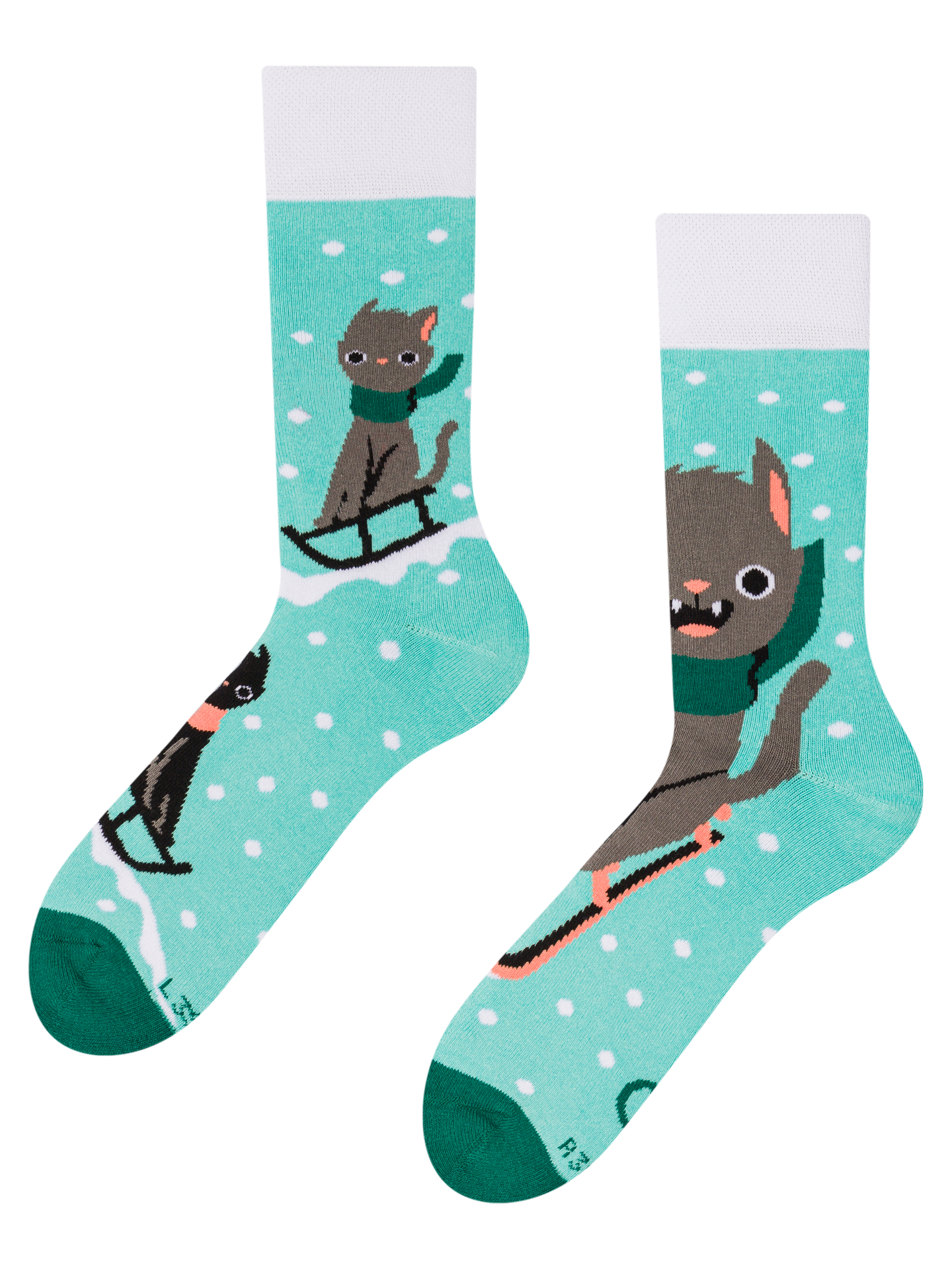 Warm Socks Cat & Sledge