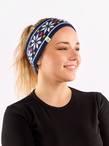 Women's Knitted Headband Nordic Star