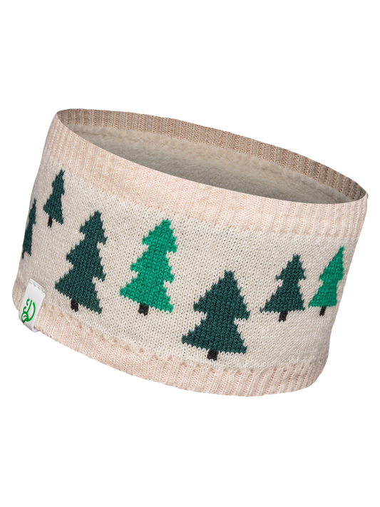 Women's Knitted Headband Forest Trees