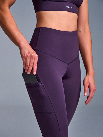 Gym Leggings Deep Purple Moment