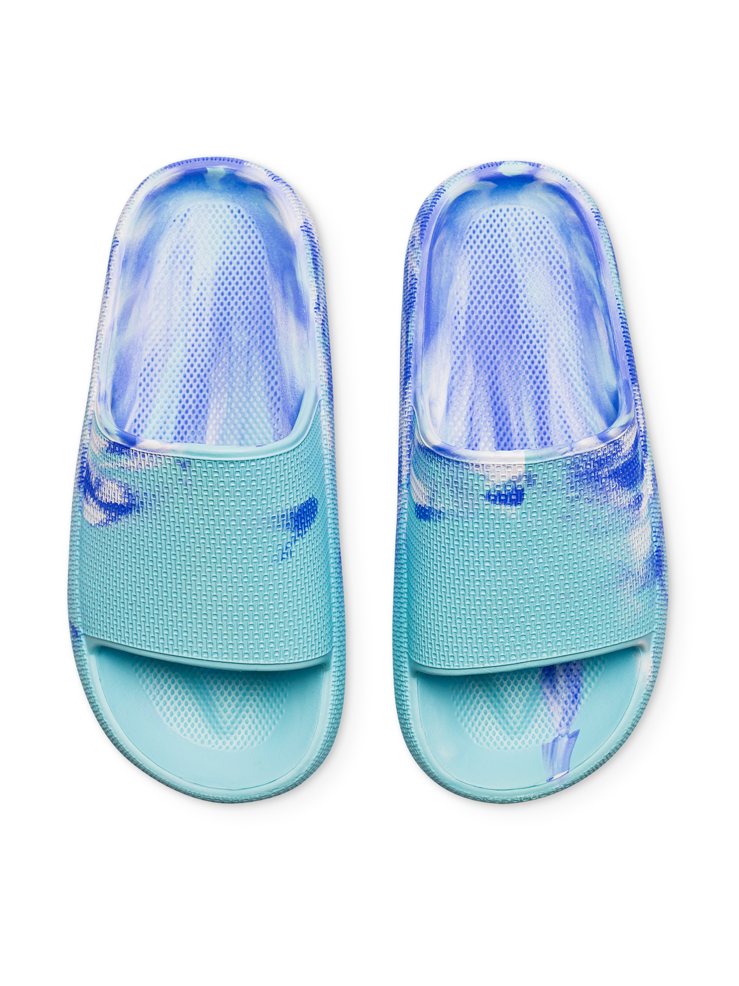 Blue Marble Women's Platform Slides