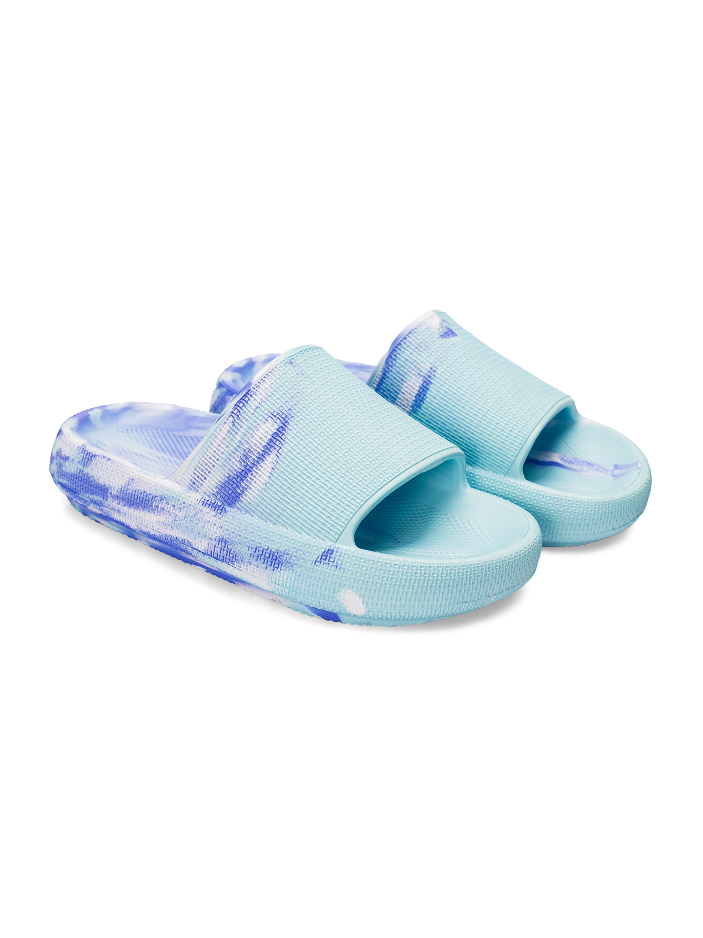 Blue Marble Women's Platform Slides