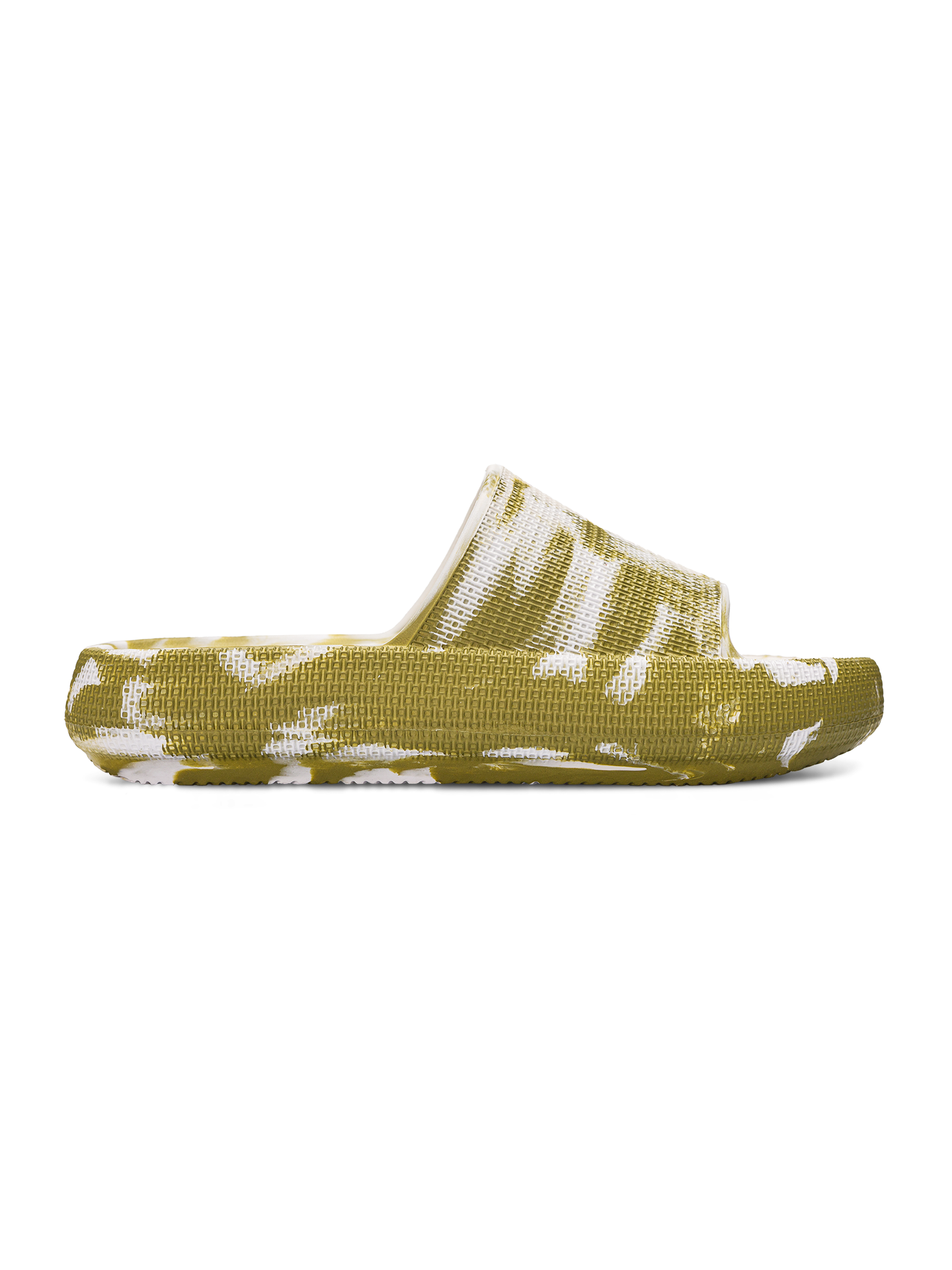 Green Marble Women's Platform Slides