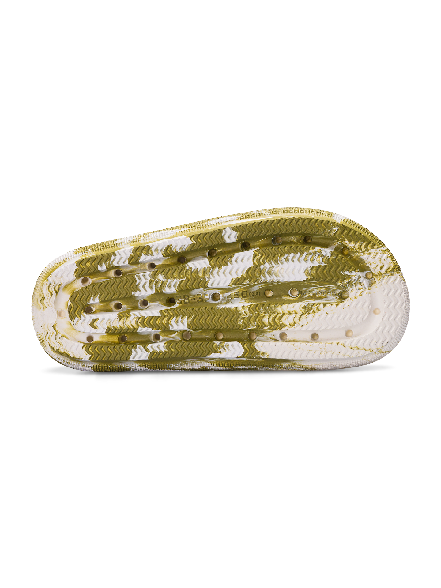 Green Marble Women's Platform Slides