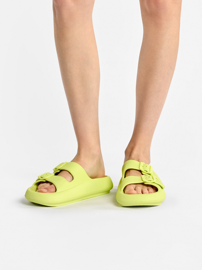 Light Lime Women's Platform Sandals