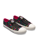 Canvas Shoes Neon Dots