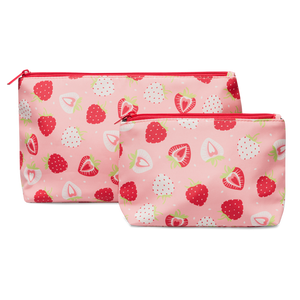 Cosmetic Bag 2-pack Sweet Strawberries