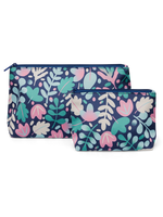 Cosmetic Bag 2-pack Colourful Leaves