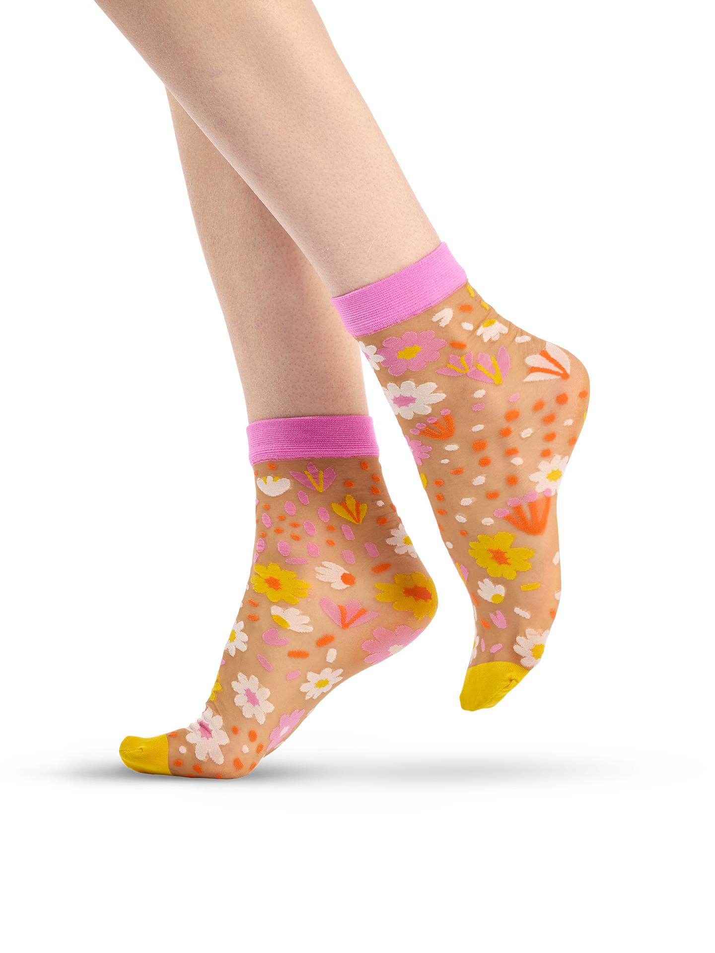 Nylon Socks Flower Garden