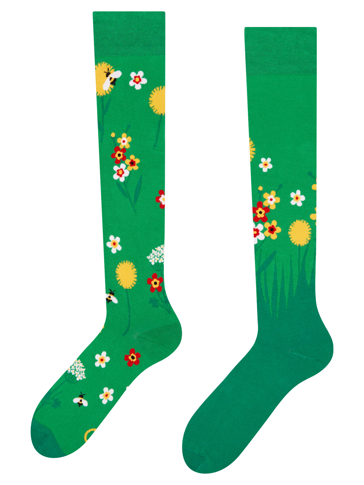 Knee High Socks Wildflowers