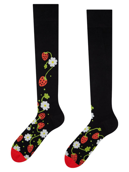 Knee High Socks Wild Strawberries