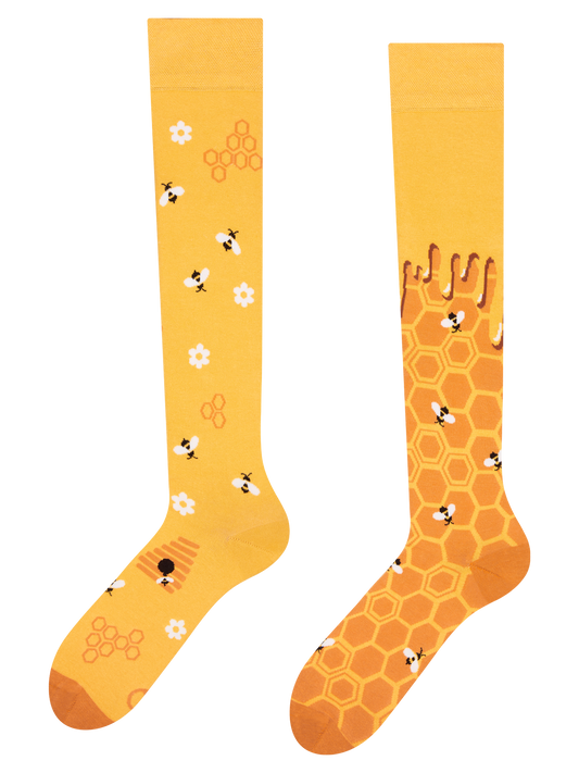 Knee High Socks Honeycomb