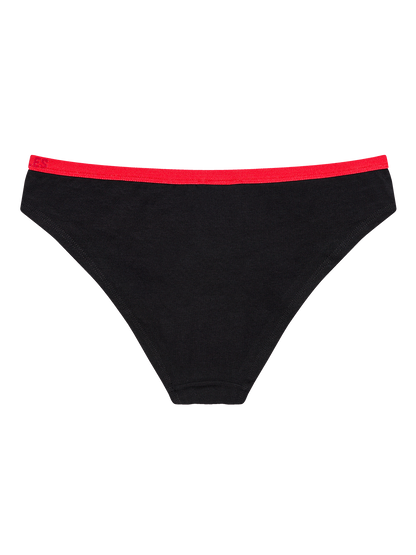 Black & Red Women's Briefs